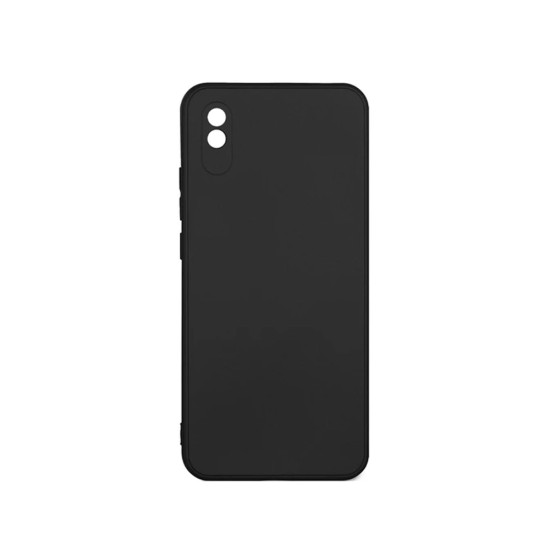 Funda de Silicona con Marco de Cámara para Xiaomi Redmi 9a Negro Funda de Silicona con Marco de Cámara para Xiaomi Redmi 9a Negro